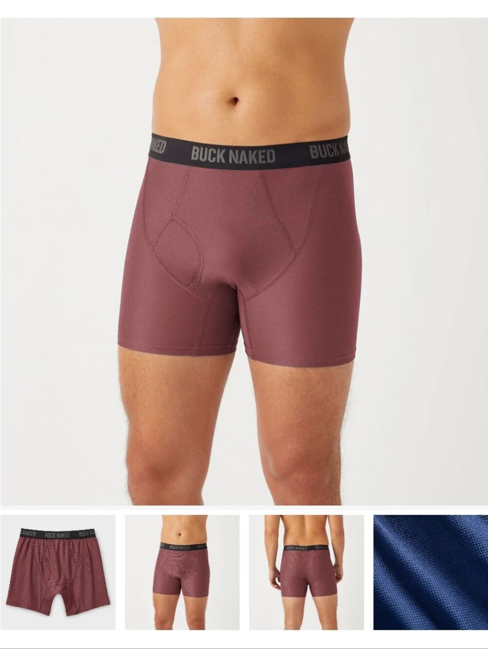 Duluth Trading Co Buck Naked Boxer Briefs- L